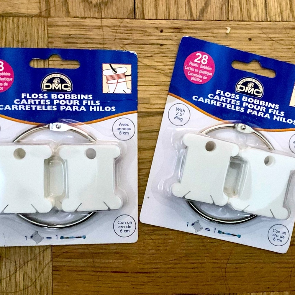 Floss Bobbins-bundle of 2 packages